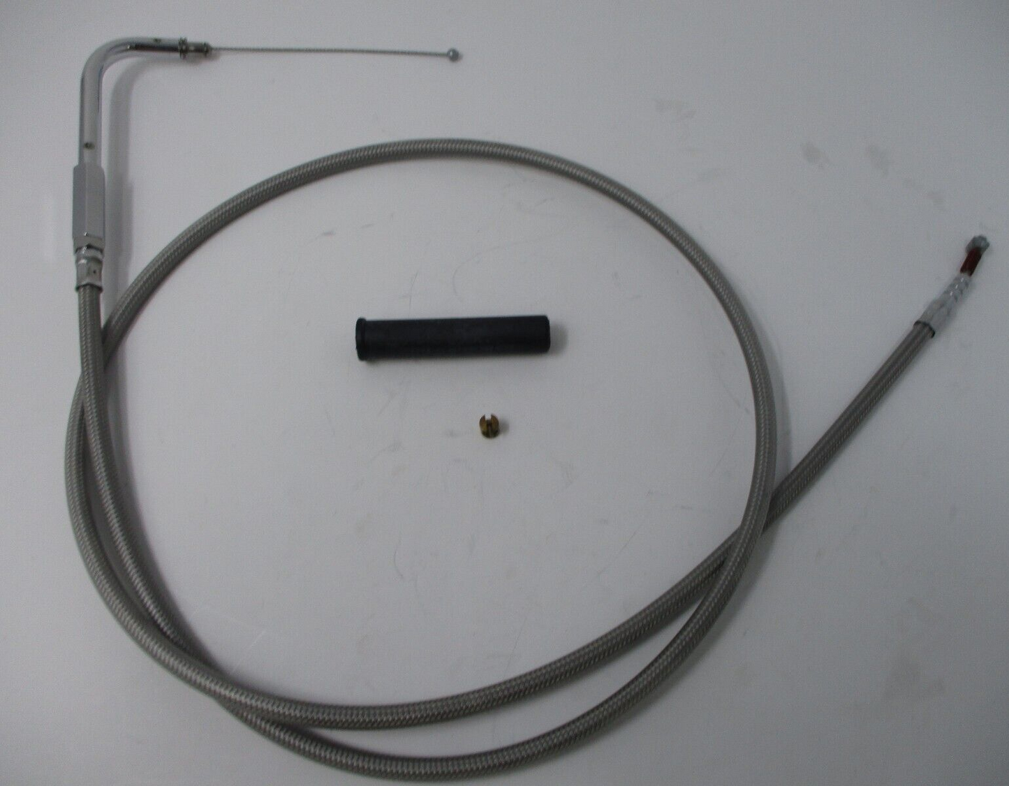Drag Specialties 44"  Stainless Braid Idle Cable 617091