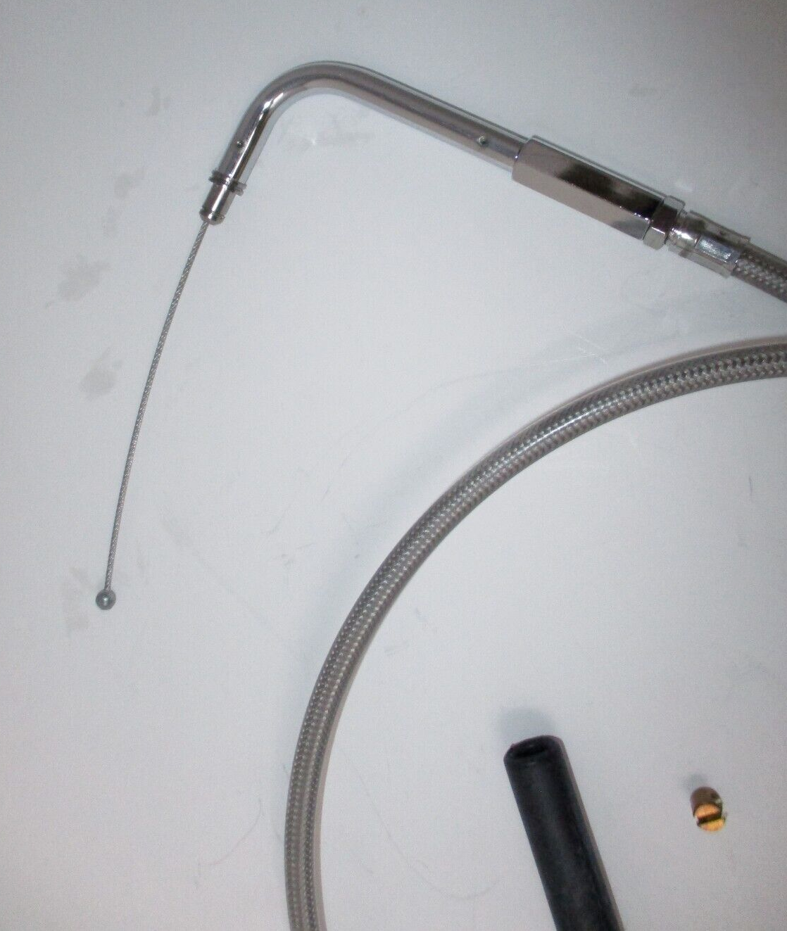Drag Specialties 44"  Stainless Braid Idle Cable 617091