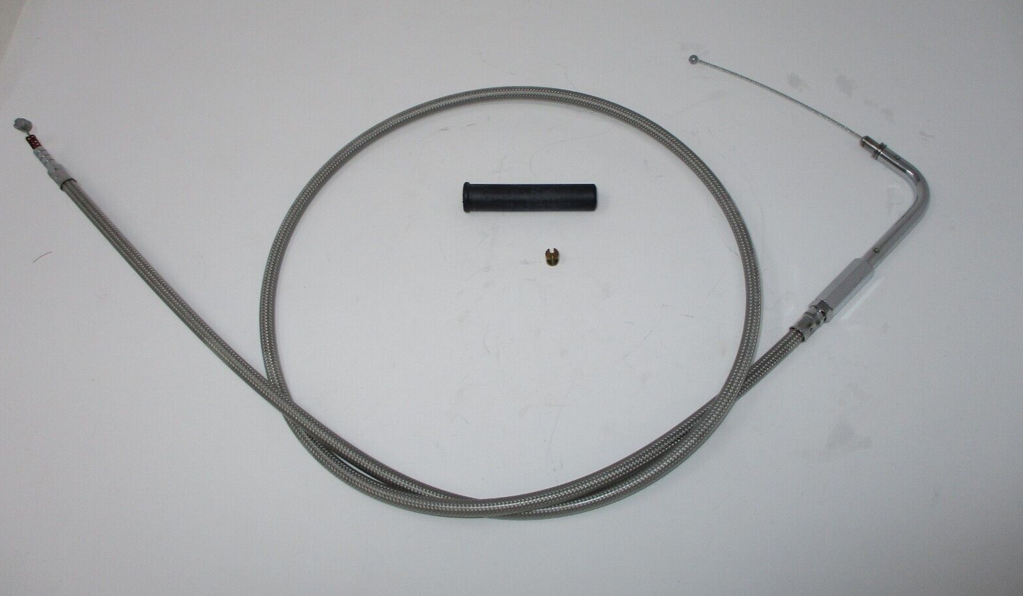 Drag Specialties 44"  Stainless Braid Idle Cable 617091