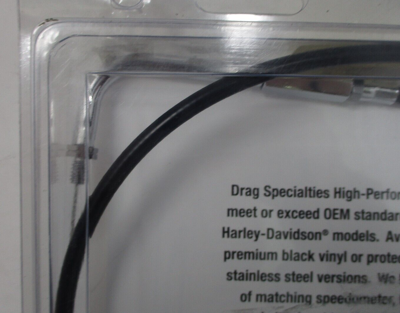 DRAG SPECIALTIES  39.5" VINYL IDLE CABLE  OEM  4340506B