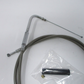 Drag Specialties 47"  Stainless Braid Throttle Cable 617082