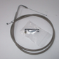 Drag Specialties 47"  Stainless Braid Throttle Cable 617082