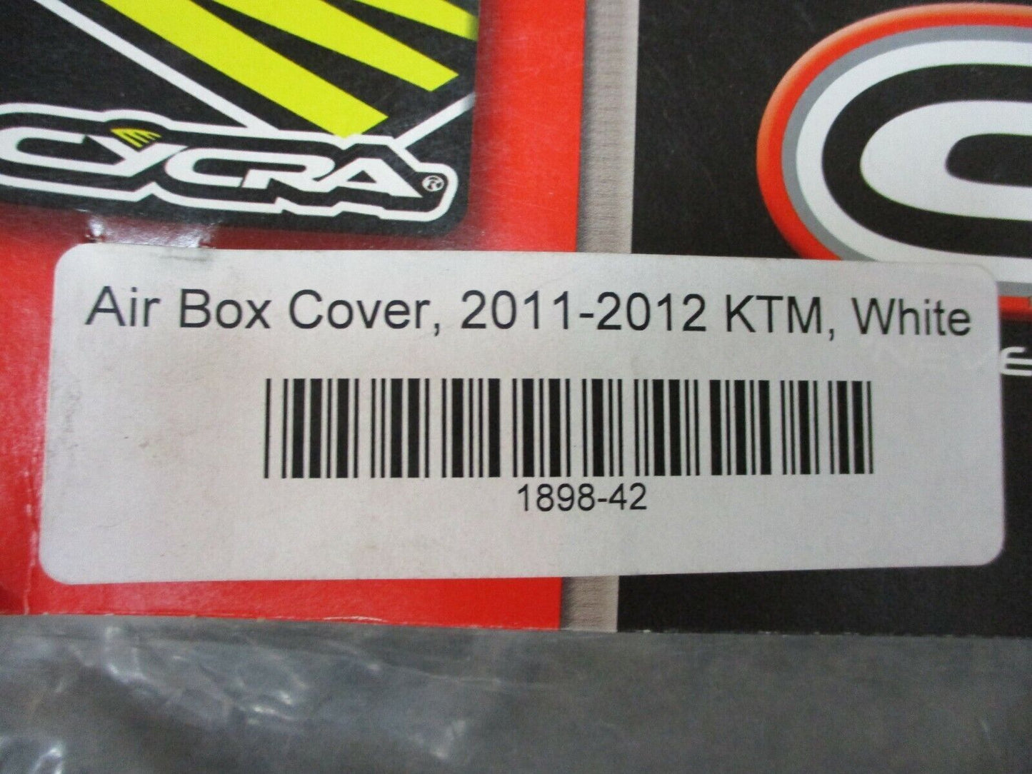 KTM 2011-2012 White Air Box Covers By CYCRA 1898-42