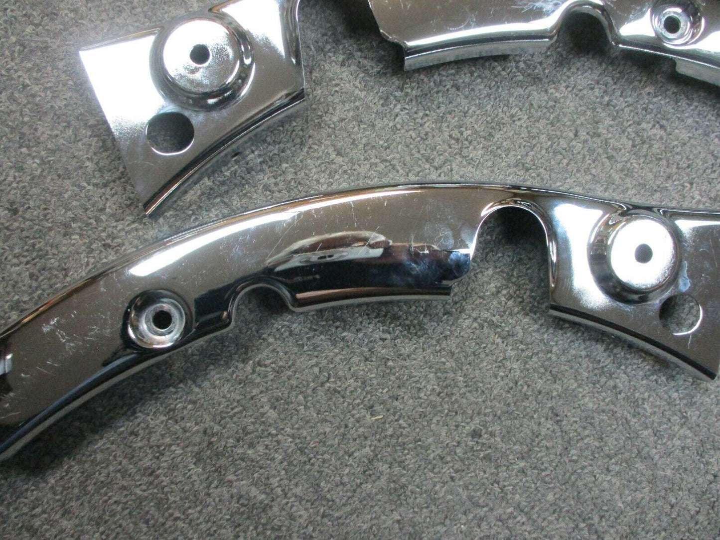 Harley Davidson OEM Chrome Frame Covers L&R FLTR/FLHX/FLHR 47504-09 09-12