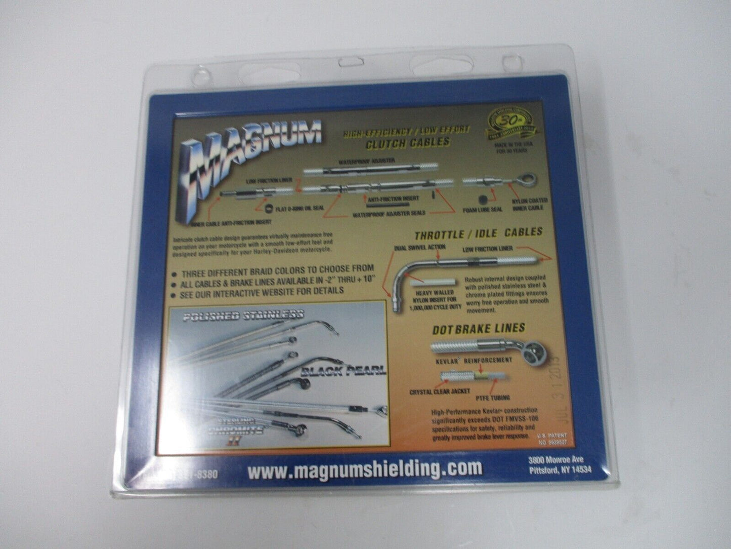Magnum Hydraulic Brake Line  78" Banjo Angle 180  173824