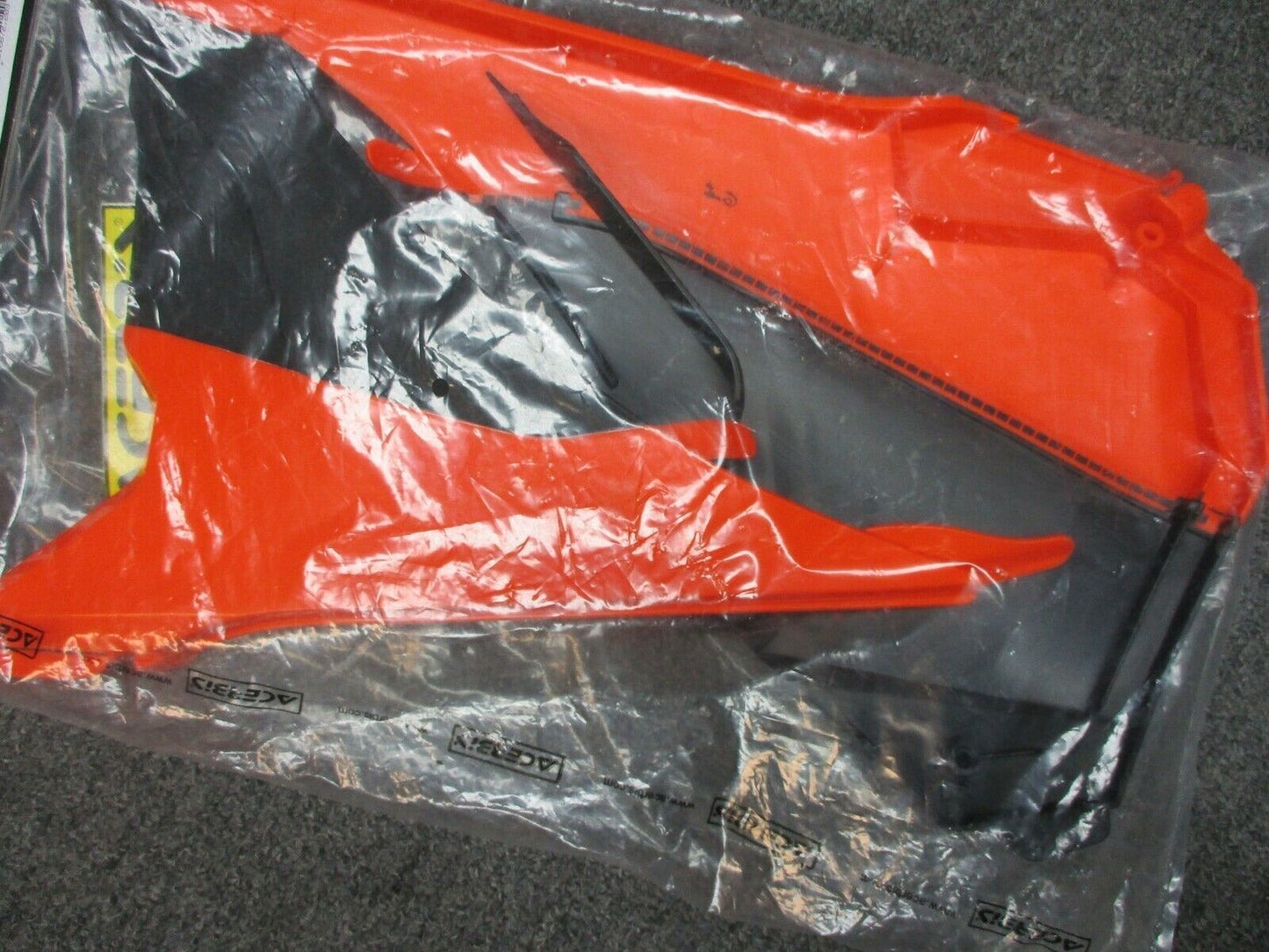 KTM SX/SXF 2013 Orange/Black Filter/Air Box Covers By Acerbis 2314291008