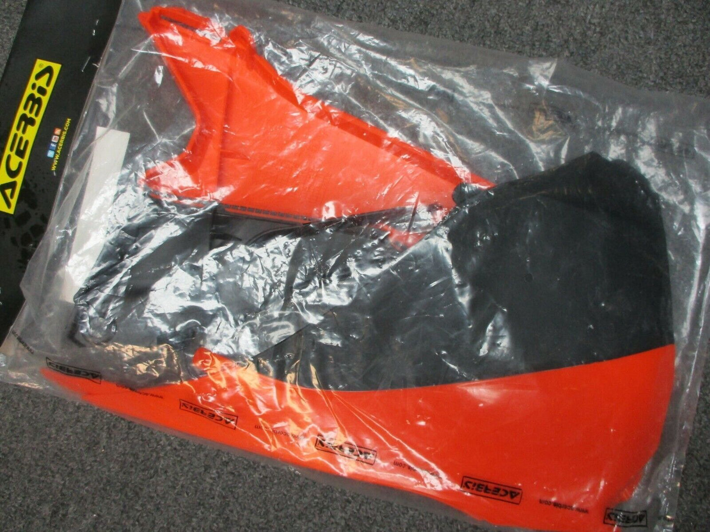 KTM SX/SXF 2013 Orange/Black Filter/Air Box Covers By Acerbis 2314291008