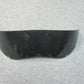 Aftermarket FLTR 6" Solid Black Windshield with 3 Skulls 13 and Earlier Harley