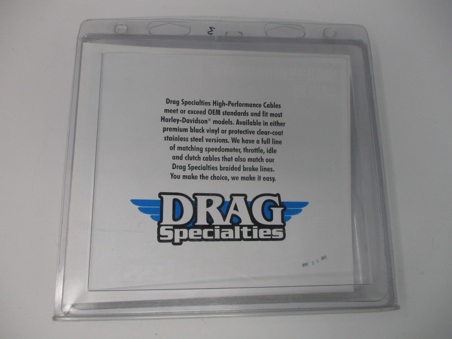 Drag Specialties Black Throttle Cable  36'' 617485