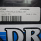 Drag Specialties Black Throttle Cable  36'' 617485