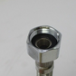 2pcs x 23" L Water Supply Hose Stainless Steel Red and Blue Faucet Connector