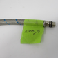 2pcs x 23" L Water Supply Hose Stainless Steel Red and Blue Faucet Connector