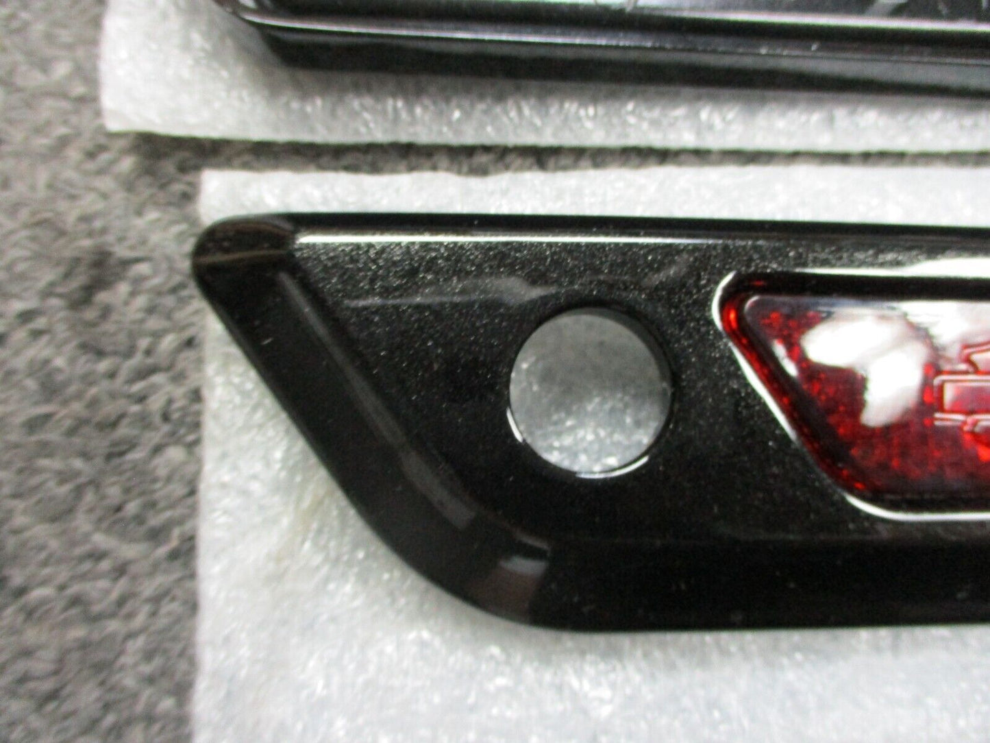 Harley Davidson OEM FLTRXS Saddlebag Face Plates Black Quartz 90200983DWE