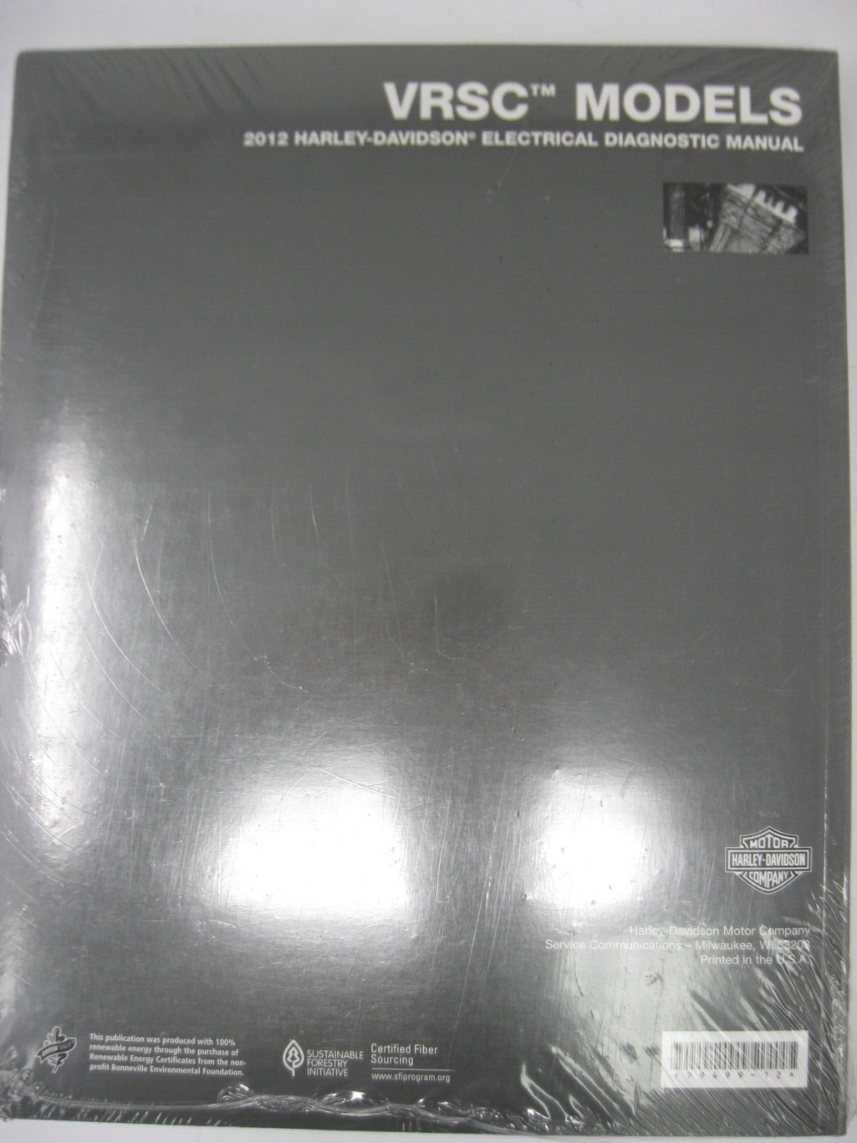 Harley-Davidson VRSC Models 2012 Electrical Diagnostic Manual 99499-12