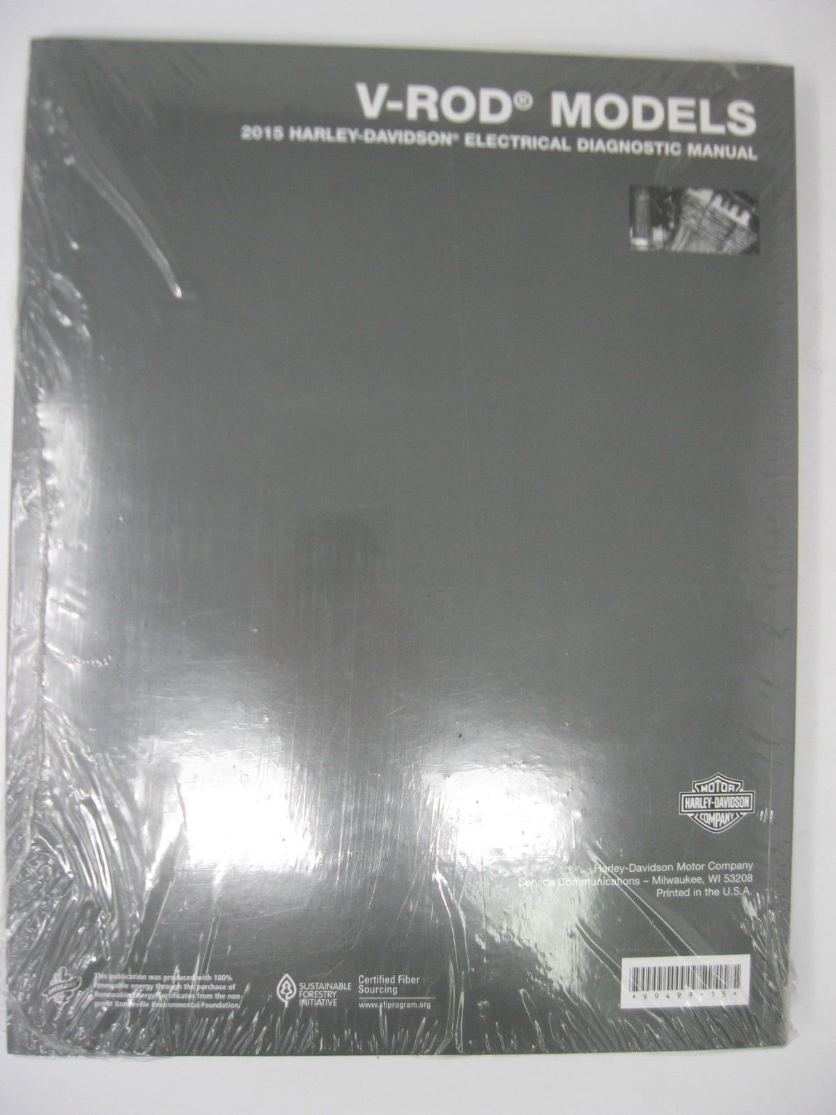 Harley-Davidson V-Rod Models 2015 Electrical Diagnostic Manual 99499-15