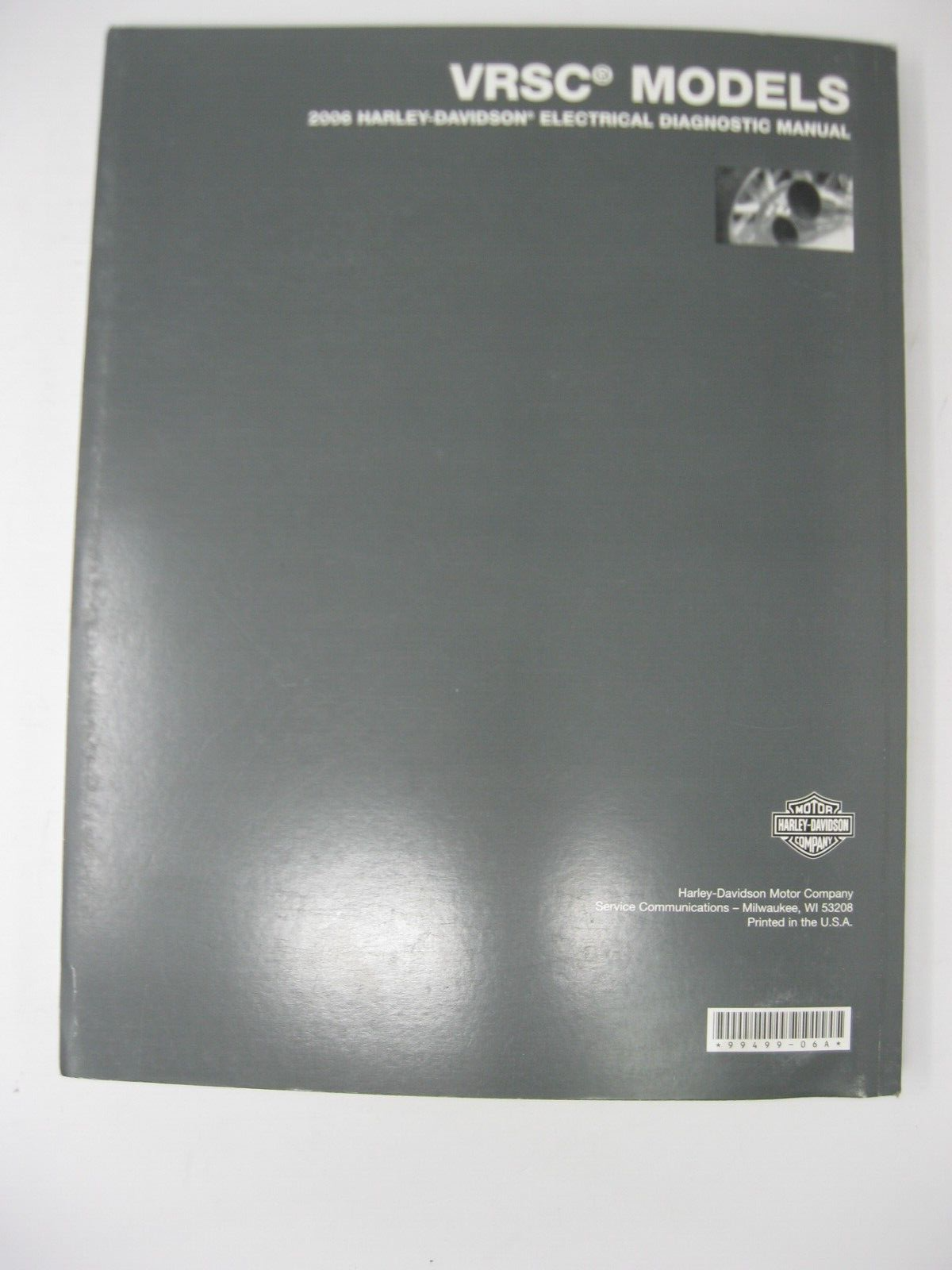 Harley-Davidson VRSC Models 2006 Electrical Diagnostic Manual 99499-06