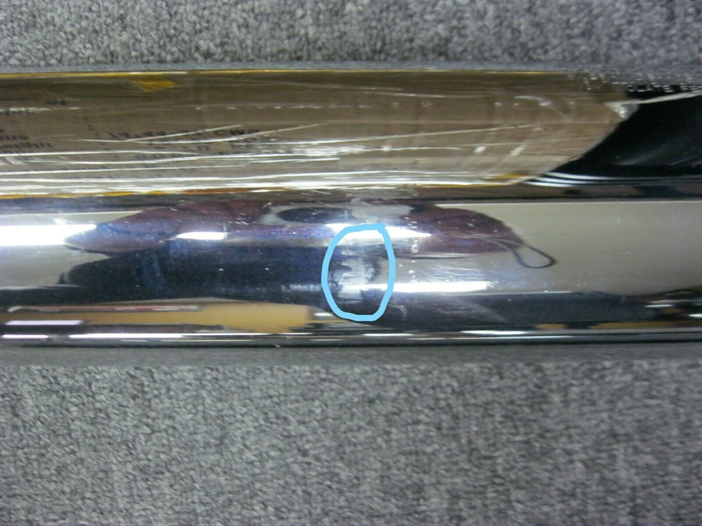 Indian Chieftain OEM Chrome Exhaust Mufflers 1262384-156 & 1262383-156