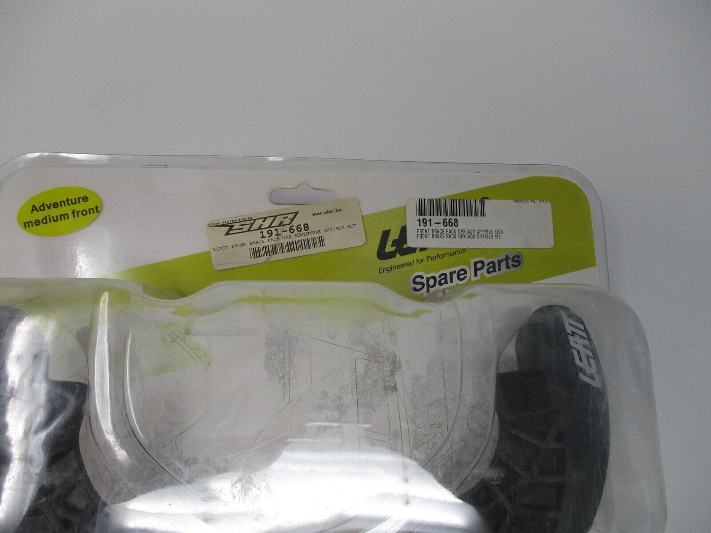 Leatt GPX Adventure Medium Front Brace Pack Grey/Black 4300530097