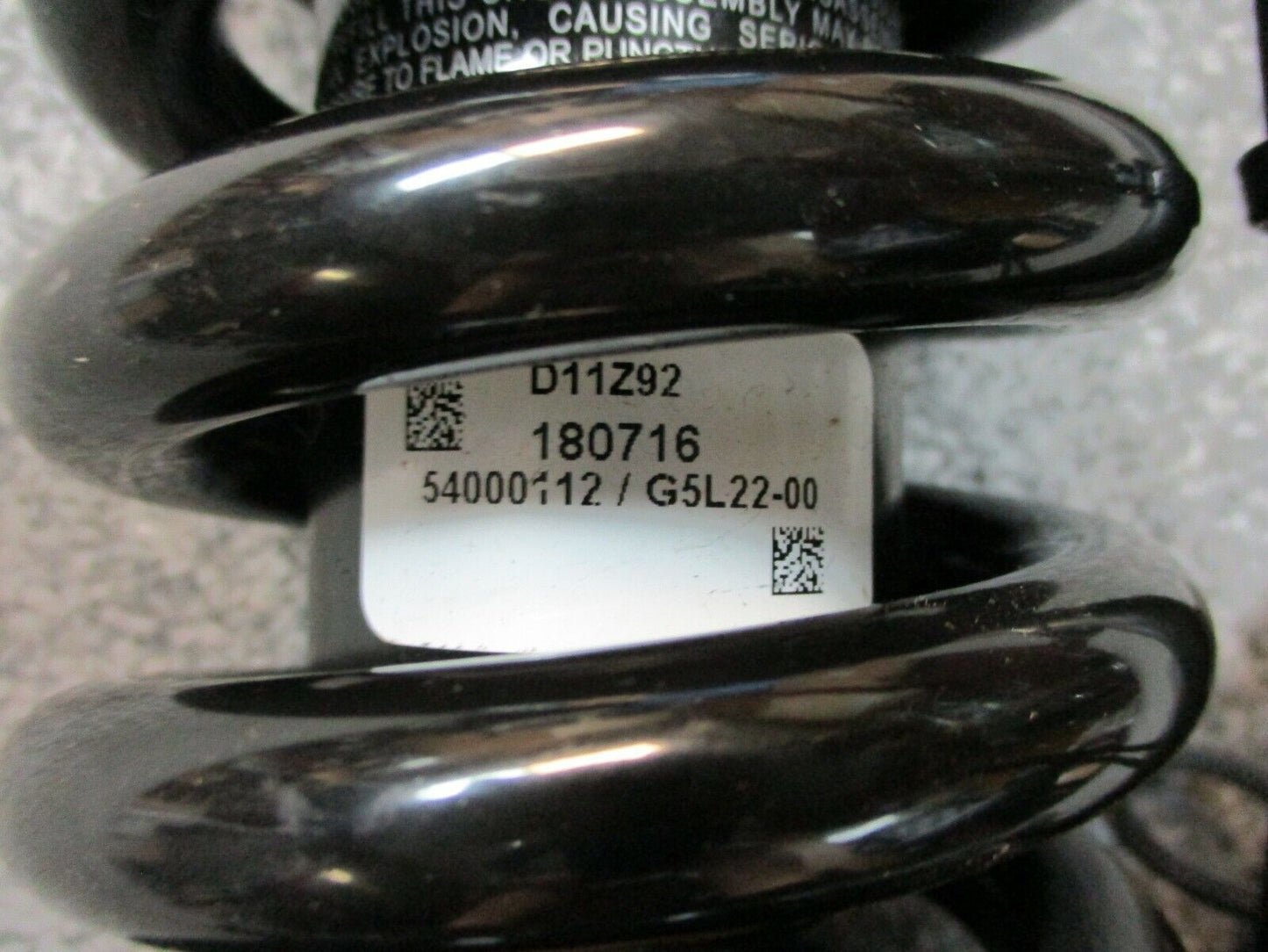Harley Davidson OEM Rear Shock 43MM Stroke FXFB, FXFBS Wide Tire 54000112