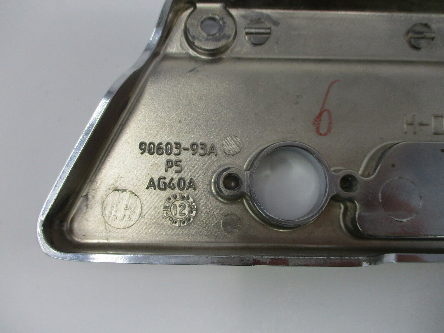 Harley Davidson OEM  Left Saddlebag Face Plate 90603-93A