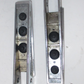 Harley-Davidson  Chrome Bolt-on Footpegs with Rubber Inlay  1904-6452