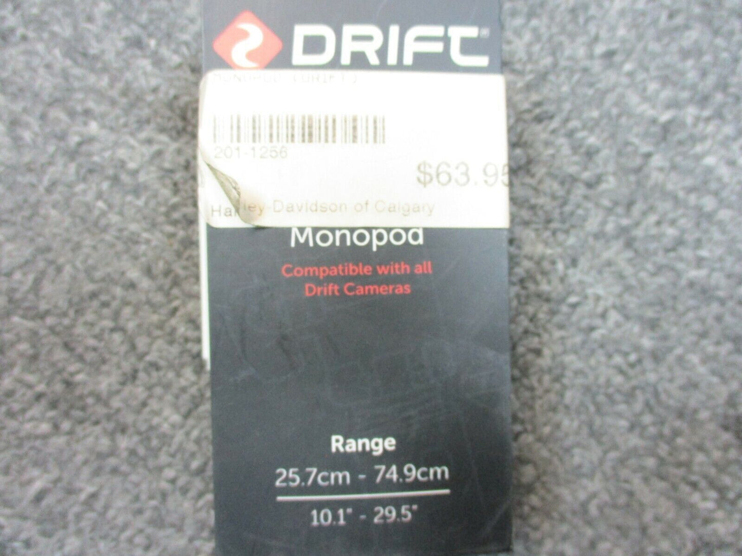 Drift Mono Pod for All Drift Cameras 10" to 29 " Selfie Mono Pod