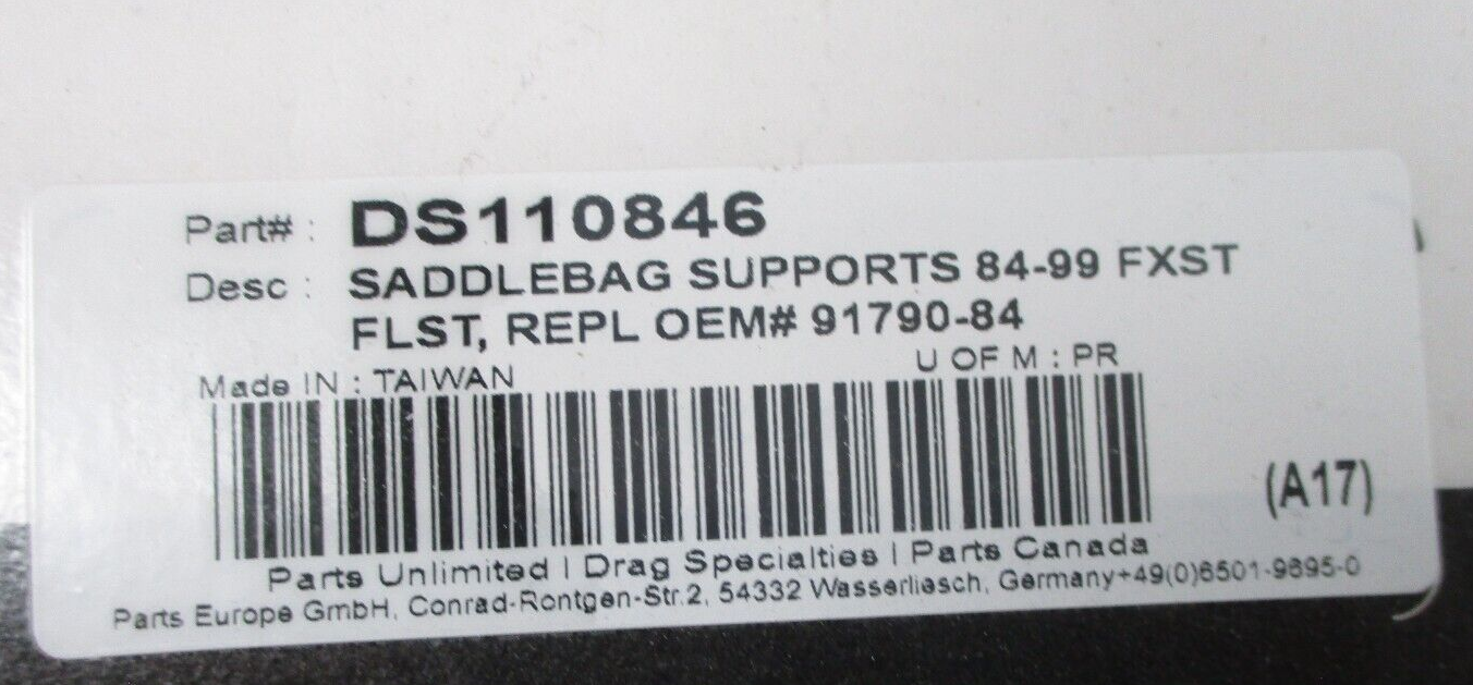 Drag Specialties  Saddlebag Supports DS110846  OEM 91790-84