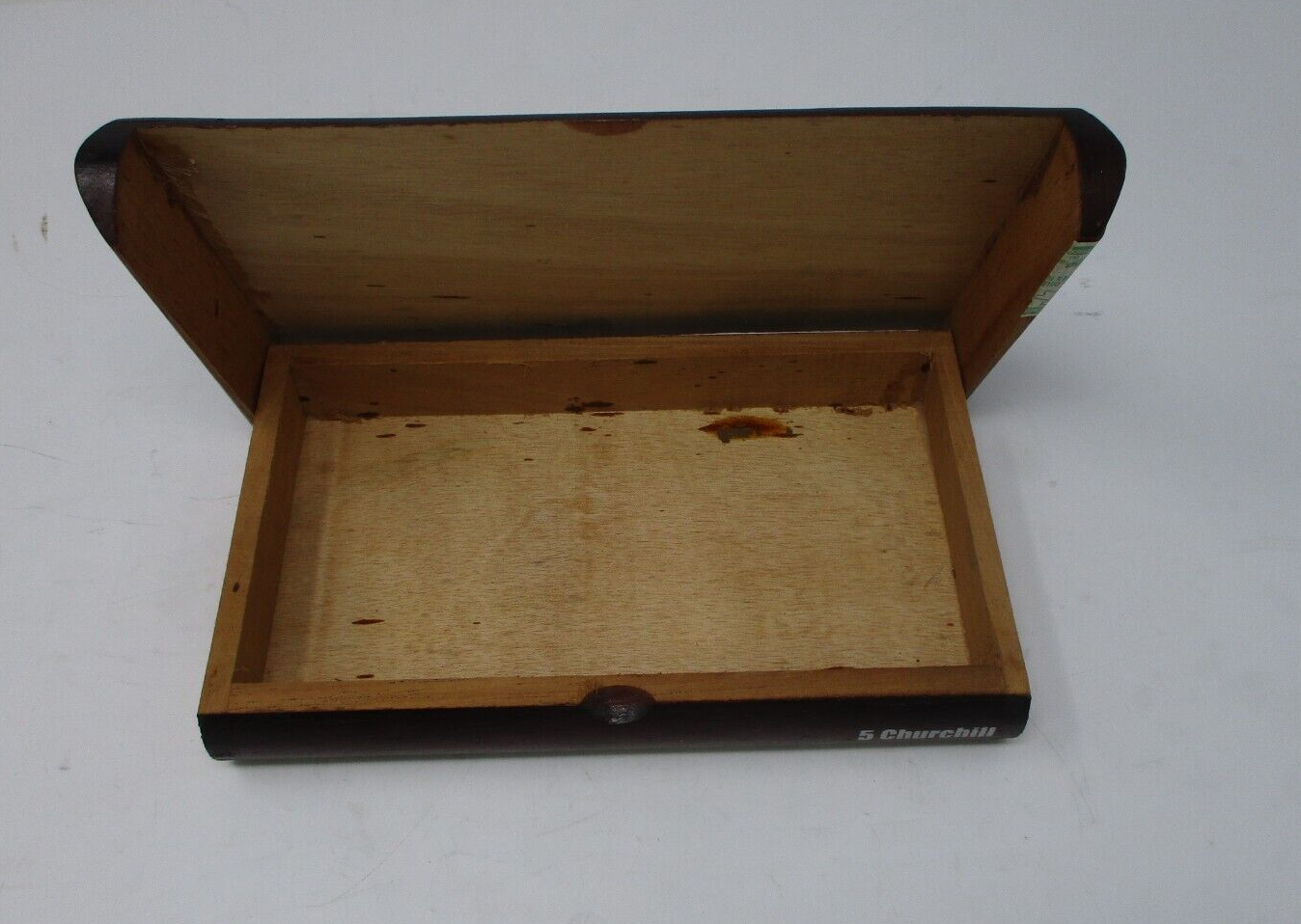 Cigarro Clasico Stash Wood Collectible Wooden Box   ***EMPTY*** WOODEN CIGAR BOX