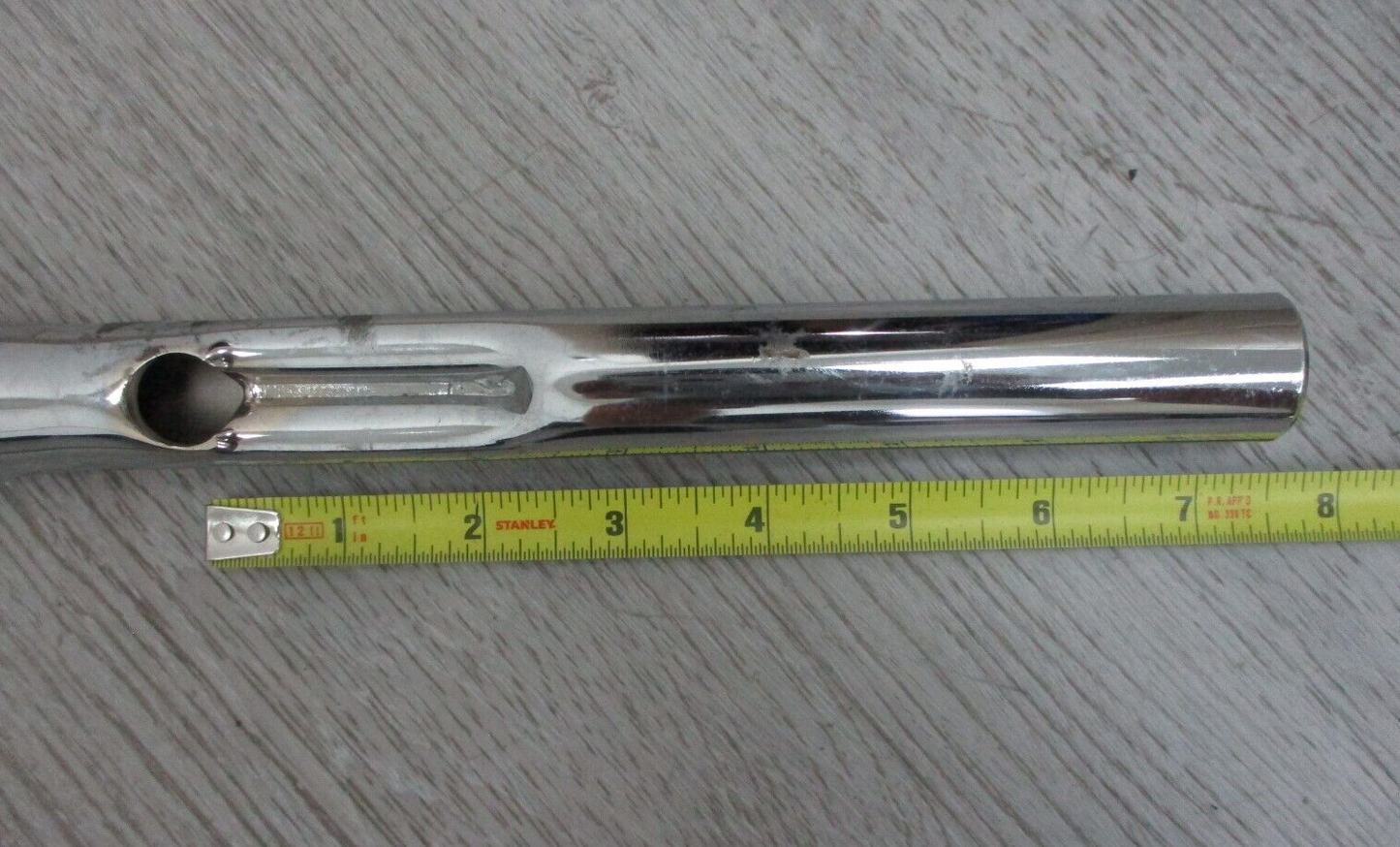 1"  Diameter 31" Long Chrome  Handlebar Marked S6Z