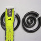 MEDIUM SIZED BROWN SONO WOOD SPIRAL FAKE GAUGE EARRINGS