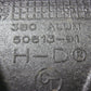 HARLEY DAVIDSON PASSENGER FLOOR BOARD FOOT REST & PAD 50613-91