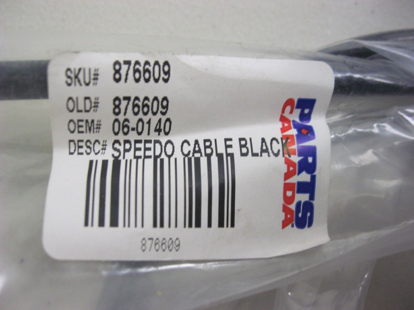 MOTION PRO BLACK VINYL SPEEDO CABLE 06-0140