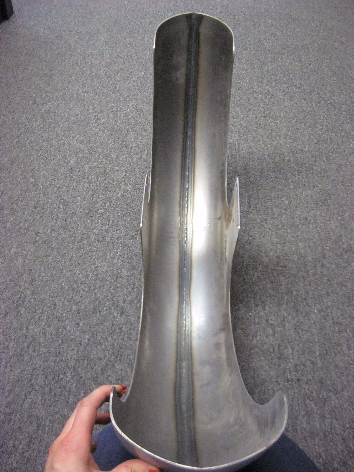 Fat Katz  26" Custom Bagger Raw Steel Wrap Front Fender 13GA