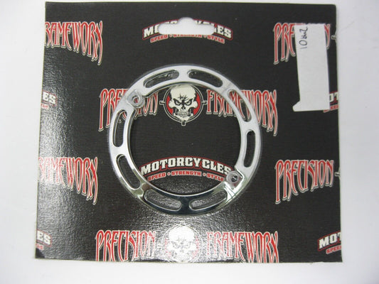 Chrome Turn Signal Trim for Harley-Davidson 2 5/8" Between Holes PFX07242