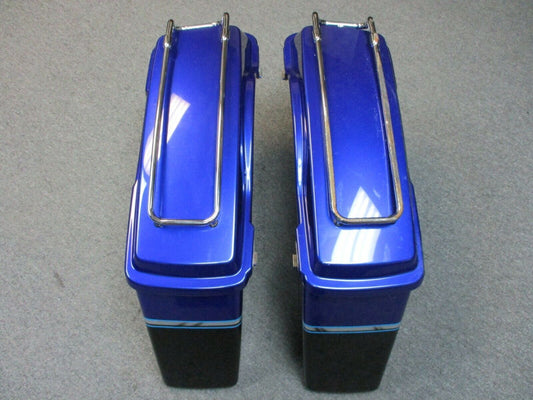 Harley Davidson OEM FLHX 08 Limited Addition Frost Bite Saddle Bags With Lids