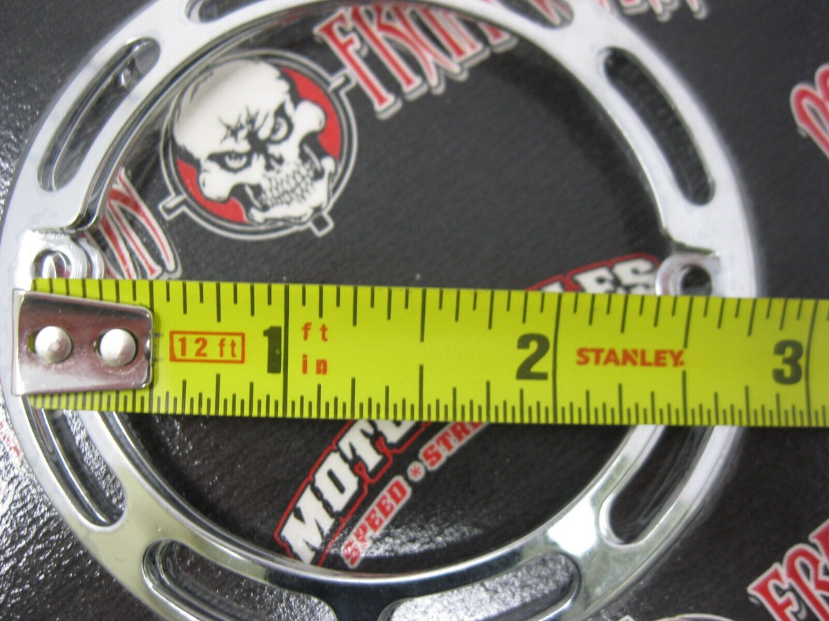 Chrome Turn Signal Trim for Harley-Davidson 2 5/8" Between Holes PFX07242