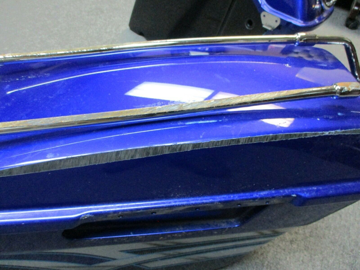 Harley Davidson OEM FLHX 08 Limited Addition Frost Bite Saddle Bags With Lids