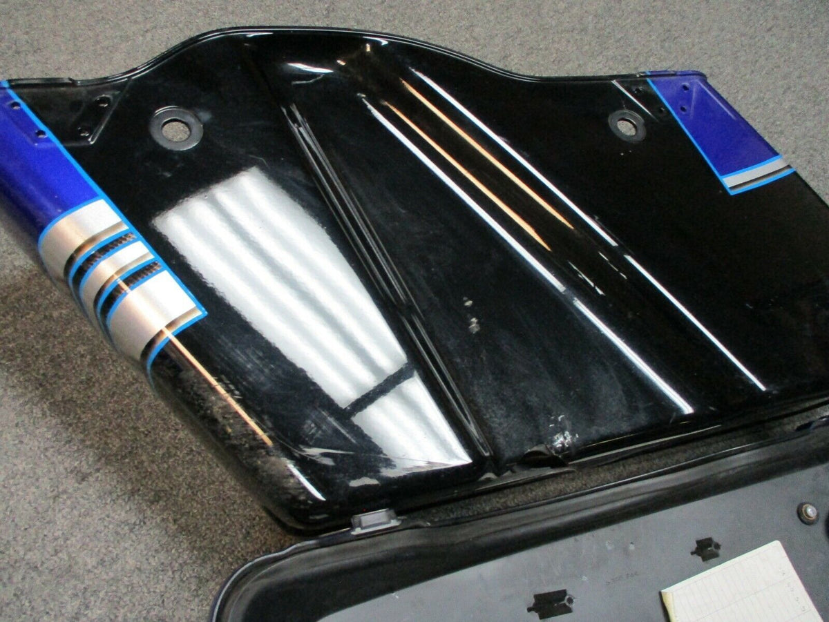 Harley Davidson OEM FLHX 08 Limited Addition Frost Bite Saddle Bags With Lids
