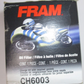 Fram Oil Filter CH6003