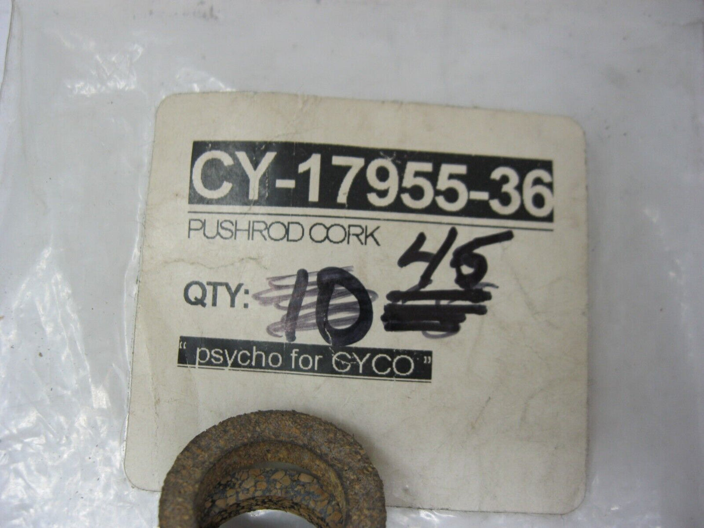 Cork Pushrod Seals (45 Lot)  CY-17955-36