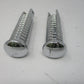 Generic Chrome Multi Fit  Foot Peg Pair