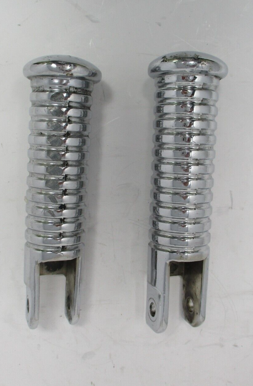 Generic Chrome Multi Fit  Foot Peg Pair
