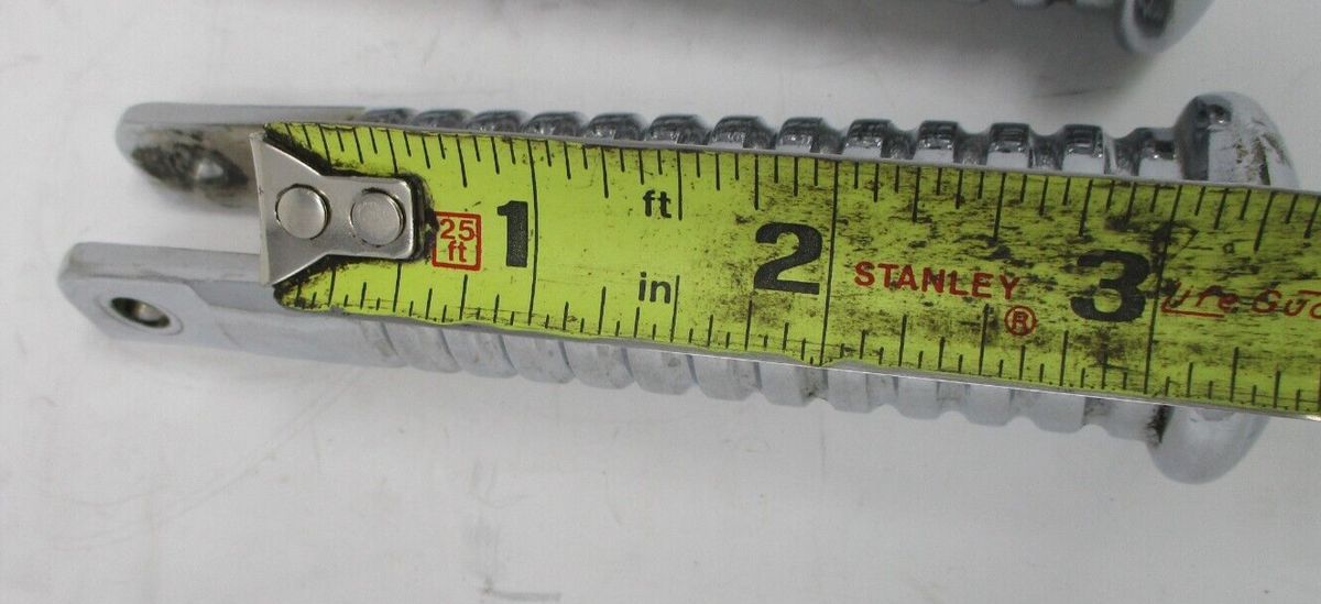 Generic Chrome Multi Fit  Foot Peg Pair