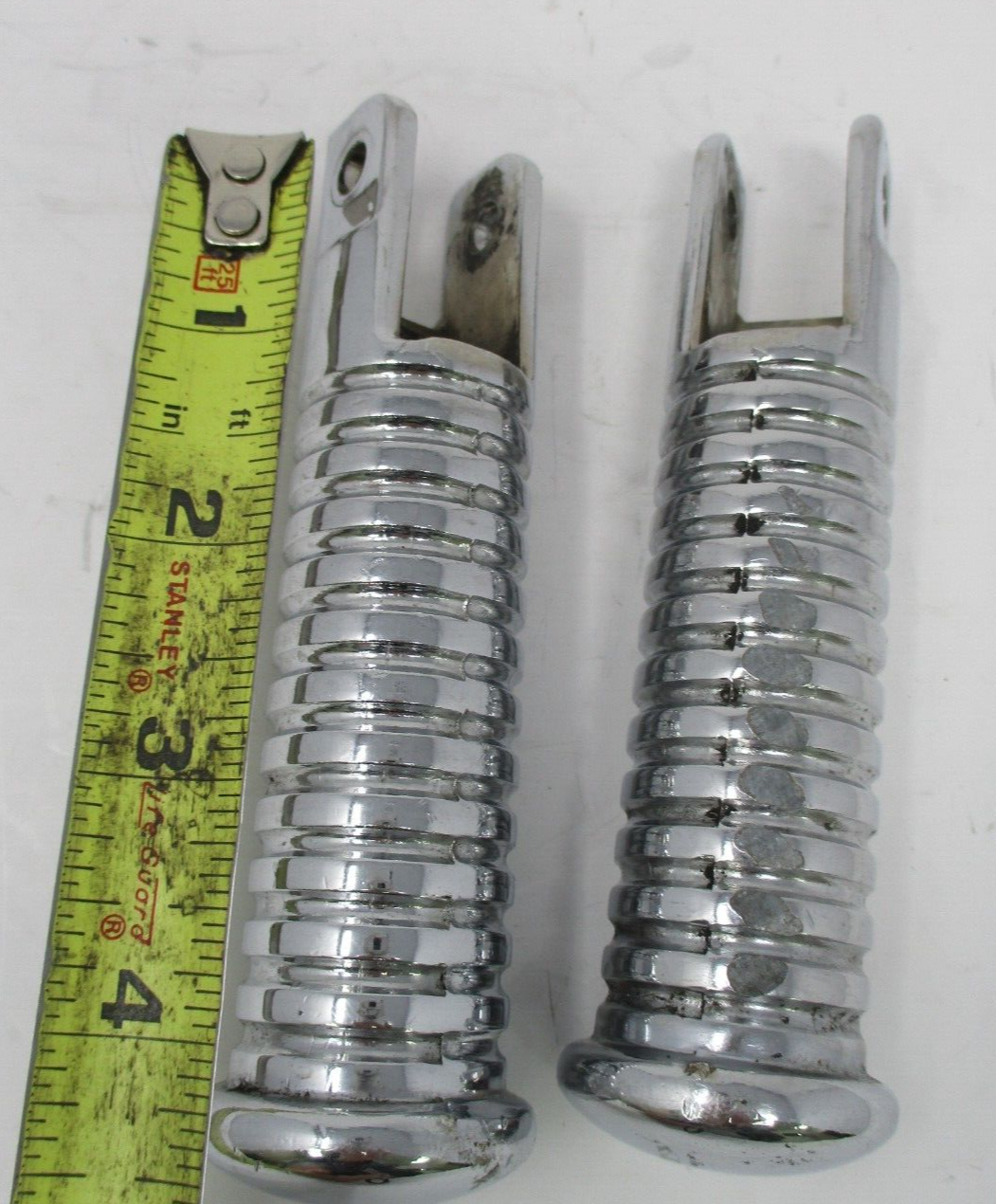 Generic Chrome Multi Fit  Foot Peg Pair