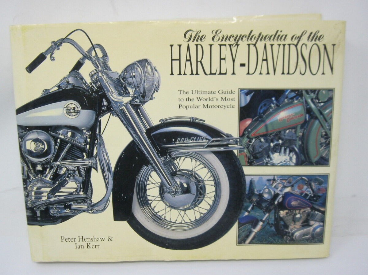 The Encyclopedia of the Harley Davidson Hardcover Peter Henshaw