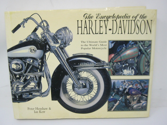 The Encyclopedia of the Harley Davidson Hardcover Peter Henshaw