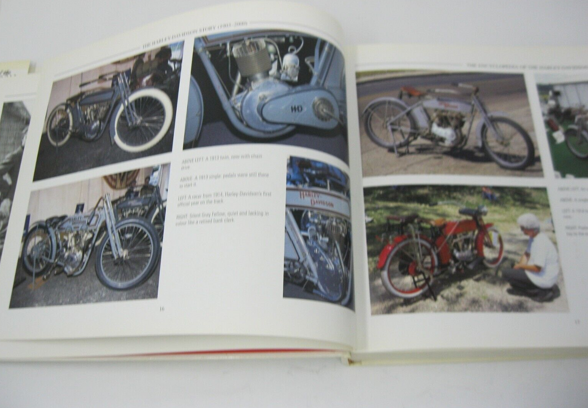 The Encyclopedia of the Harley Davidson Hardcover Peter Henshaw