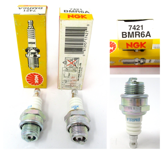 NGK 7421 BMR6A Nickel SPARK PLUGS  (2 PCS in SET) OEM for HD