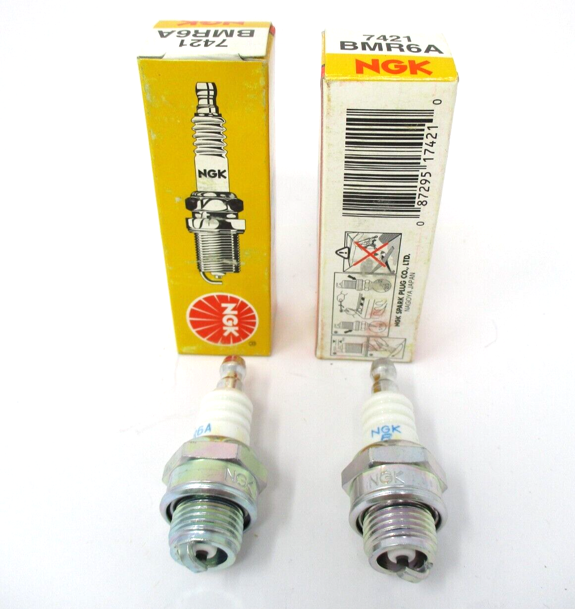 NGK 7421 BMR6A Nickel SPARK PLUGS  (2 PCS in SET) OEM for HD
