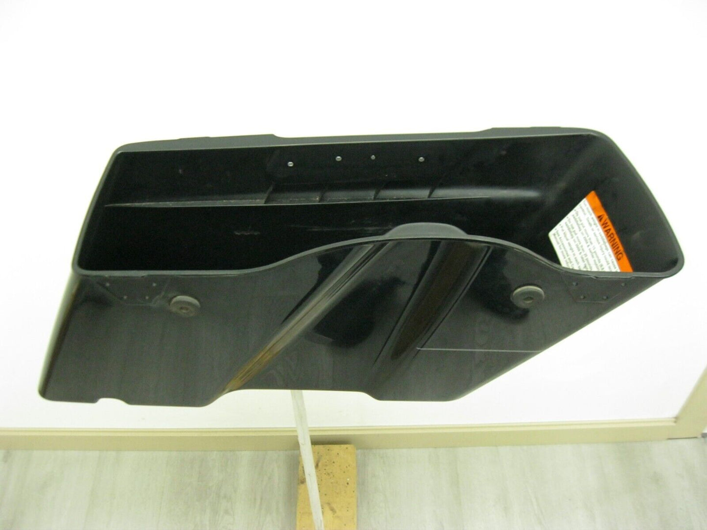 Harley-Davidson OEM LEFT 93-2013 Touring Saddlebag Black/Silver Stripe 90753-93